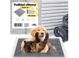 Tappetini Assorbenti Per Cani, Tappetini Igienici Per L'addestramento Alla Pipì, Grigio, 60X40, 50 Pz. Petjet