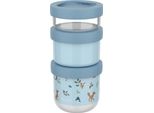 Mepal Mio Geschirr Snackbox Stapelbar Mio 3-Teilig - Forest Friends Ø86 X 179 108034065408