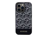 Guess Guhmp14Lhgcfsek Custodia Rigida Gcube A Righe Magsafe Per Iphone 14 Pro 6.1Czarny/Nero