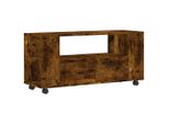 Syfax™ Mobile Tv Rovere Fumo 102X34,5X43 Cm In Legno Multistrato