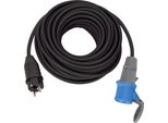Brennenstuhl 1132910100 Prolunga Di Alimentazione 25 M Outdoor Nero, Blu