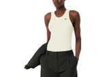 T-Shirt Del Marchio Lacoste Del Modello Slim Fit Cotone Tank Top Bianco