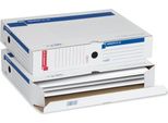Sei Rota 673205 Scatola Per La Conservazione Di Documenti Cartoncino, Pvc Blu, Bianco
