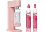 Gasatore D'acqua + 1 Bottiglia + 2 Bombole Extra Mysoda P2C-Wd002F-Lp