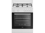 Cucina A Gas Bianca A 4 Fuochi Da 64 Litri Beko Fbg62121Wd
