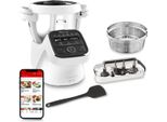 Robot Da Cucina Multifunzione 3L 1550W Bianco/Grigio Moulinex Hf80Db10