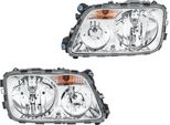 Set Fari Principali Sinistro 24 V W5W PY21W H7/H1 Alogeno Ff Hella Per Mb Actros
