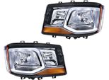 Set Fari Principali Sinistro Destro 24 V H7 Alogeno Hella Per Scania P Ii E Altri Modelli