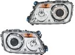 Set Fari Principali Sinistro 24 V PY21W W5W D1S/H1 Bi-Xenon Hella Per Mb Actros