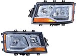 Set Fari Principali Sinistro Destro 24 V H7 Alogeno Hella Per Scania P Ii E Altri Modelli