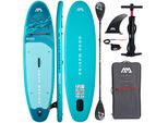 Tavola Sup Aqua Marina Breeze 9'10" 2026 Silver Tree | Pagaia Da Kayak 2In1 | Sup Per Principianti"