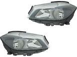 Set Fari Principali Sinistro 12 V H7 PY21W H15 Alogeno Hella Per Mb Classe A