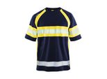 BlakläDer Warnschutz T-Shirt, Marineblau / Gelb, Unisex-GrößE: L (333710518933L)