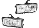 Set Fari Principali Sinistro Destro 24 V H7/H1 W5W Alogeno Hella Per Mb Axor