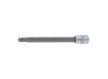 BGS Bit-Einsatz 4203, LäNge 100 Mm, Antrieb Innenvierkant 6,3 Mm (1/4"), T-Profil (FüR Tx) Mit Bohrung T30 ; BGS Technic)