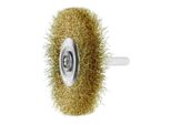Lessmann Schaft-RundbüRste Messingdraht 0,20 Mm, BüRsten-⌀Xbesatzbreite: 70X10 Mm (417542)