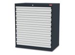 Stier Schubladenschrank Mit 9 Schubladen Bxtxh 900X575X1020 Mm Ral 7016 / Ral 7035 (906267)