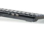 Perixx PERIBOARD-505H Plus, Tastiera Cablata Con Trackball E 2 Hub Usb - Trackball Da 14 Mm - Layout Qwerty Usa (10970)