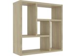 Syfax™ Scaffale Parete Rovere Sonoma 45,1X16X45,1 Cm Legno Multistrato