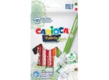 Carioca - Penna Tessile Carcioca Fabricliner, Confezione Da 10, Colori Assortiti