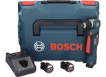 Bosch Professional 0601390908 Bosch Professional Gwb 12V-10 Trapano Avvitatore Angolare A Batteria 12,0 V, Con 2 Batterie Ricaricabili