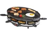 Macchina Per Raclette Per 8 Persone 1200W + Grill Domo Do9038G