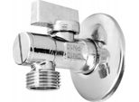 Rubinetto Ad Angolo 1/2" X 3/8"" Con Filtro, Cromato, Ottone"