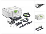 Festool Domino Df 500 Q-Set Fresatrice Per Tasselli 420 Watt 4 - 10 Mm ( 576420 ) + Battuta Per Listelli + Battuta Trasversale + Systainer - Successore Del Modello 57442