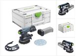 Festool Etsc 125 Basic Levigatrice Orbitale A Batteria 18V ( 576370 ) + Valigetta Systainer - Senza Batteria, Senza Caricabatterie (Successore Del 201533)