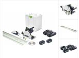 Festool Tsc 55 5,0 Kebi-Plus/Xl-Fs Sega A Immersione A Batteria 18 V / 36 V ( 2X 18 V ) 160 Mm ( 577391 ) Brushless + 2X Batteria 5,0 Ah + Doppio Caricatore + Guida + Systainer