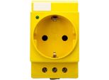 Presa Reltech, Montaggio Su Guida Din, Indicatore Led, Giallo