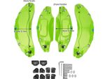 4PCS -Copertura Posteriore In Alluminio Lega Disco Freno Sostituzione Per Tesla Model 3 18In 19 In Ruote Mozzo Verde