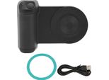 Impugnatura Magnetica Per Fotocamera Supporto Bluetooth Caricatore Wireless Supporto Per Smartphone Per Registrazioni Video Vlog Nero