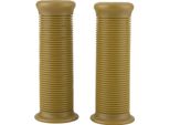 Coppia Di 1 Pollice 25 Mm / 1,1 Pollici 28 Mm Universale Moto Vintage Tpu Grip Manubrio Salsa Giallo Giallo