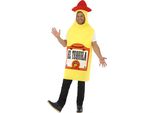 Smiffys - Costume - Uomo/Ladies Unisex SM3122 (Taglia Unica) (Giallo/Rosso)