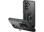 Avizar, Custodia Antiurto Per Samsung Galaxy A56 Con Supporto Ad Anello, Nero