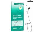 Hansgrohe Activera S Showerpipe 240 1Jet Ecosmart Con Ecostat Fine Varia, Cromato