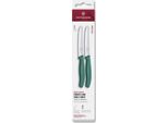 Swiss Classic, Coltello Da Pomodoro E Da Tavola, 2 Pezzi, 11 Cm, Onde, Verde, Scatola