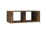 Syfax™ Tavolino Da Salotto Rovere Fumo 100X50X36 Cm Legno Multistrato