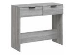 Syfax™ Tavolino Consolle Grigio Sonoma 90X36X75 Cm Legno Multistrato