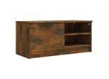 Syfax™ Mobile Tv Rovere Fumo 80X35X36,5 Cm In Legno Multistrato