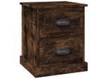 Syfax™ Comodino Rovere Fumo 39X39X47,5 Cm In Legno Multistrato