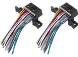 2PCS Diagnostica OBD2 16 Pin Femmina Connettore Cablaggio Auto Connettore Generale Adatta Per La Maggior Parte