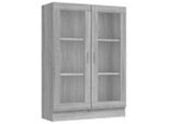 Syfax™ Mobile Vetrina Grigio Sonoma 82,5X30,5X115 Cm Legno Multistrato