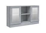 Syfax™ Mobile Vetrina Grigio Sonoma 120X30,5X70 Cm Legno Multistrato