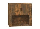 Syfax™ Armadietto A Muro Rovere Fumo 80X33X80 Cm In Legno Multistrato