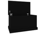Syfax™ Contenitore Portaoggetti Nero 70X40X38 Cm Legno Multistrato