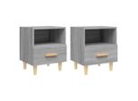 Syfax™ Comodini 2 Pz Grigio Sonoma 40X35X47 Cm