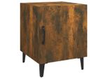 Syfax™ Comodino Rovere Fumo In Legno Multistrato