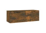 Syfax™ Mobile Pensile Rovere Fumo 100X36,5X35 Cm Legno Multistrato